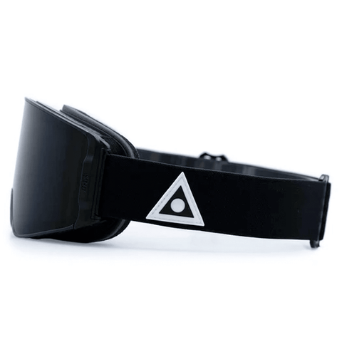 Thunderbolt goggle - Black triangle / Dark smoke + Yellow