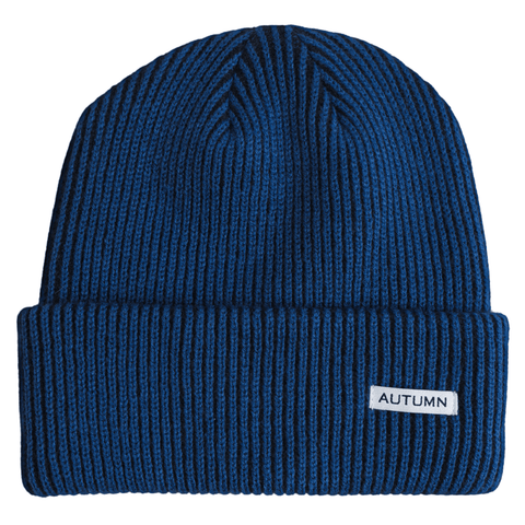 Cord beanie - Very blue
