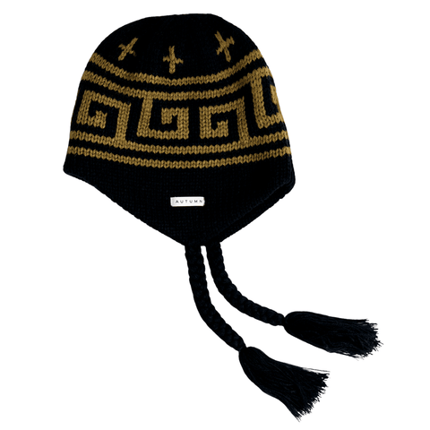 Niseko ear flap beanie - Black