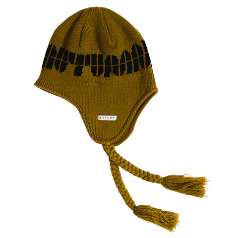 Soy ear flap beanie - Dijon