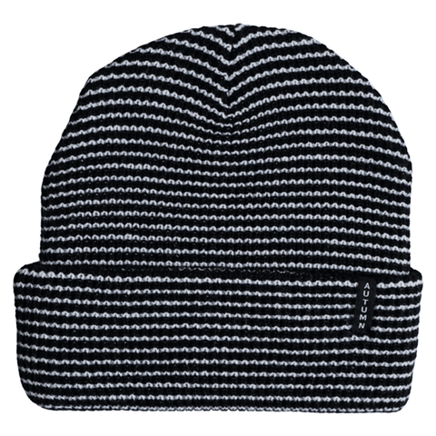 Stripe beanie - Black