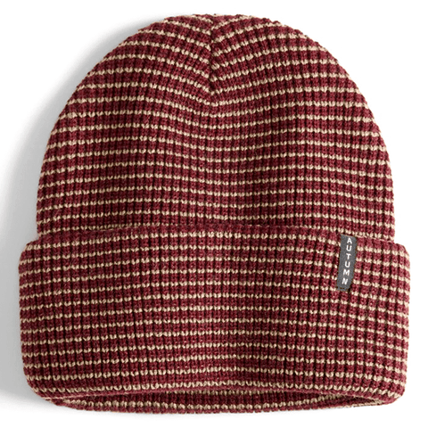 Stripe beanie - Merlot