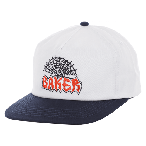 Jollyman snapback hat - White / Navy