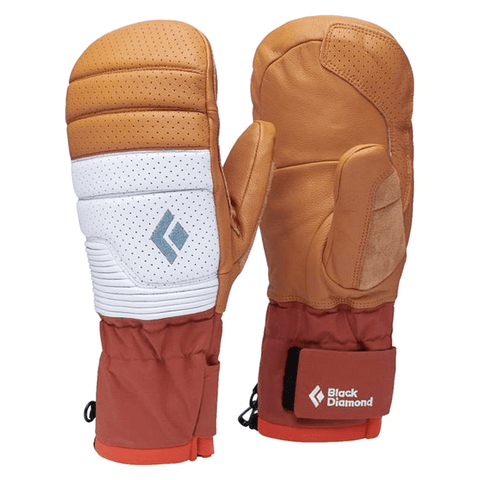 Progression women's mitts - Henna / Belay blue