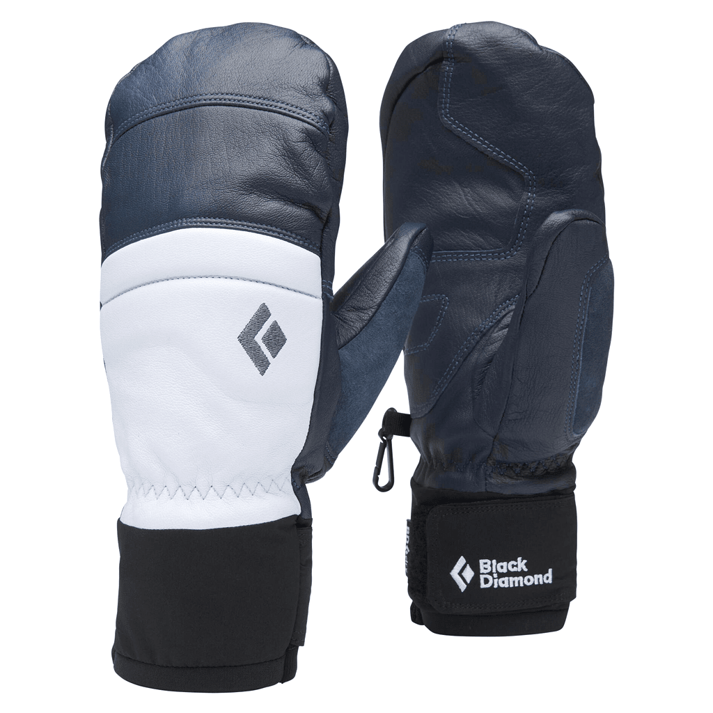 Spark women's mitts - Charcoal / Belay blue
