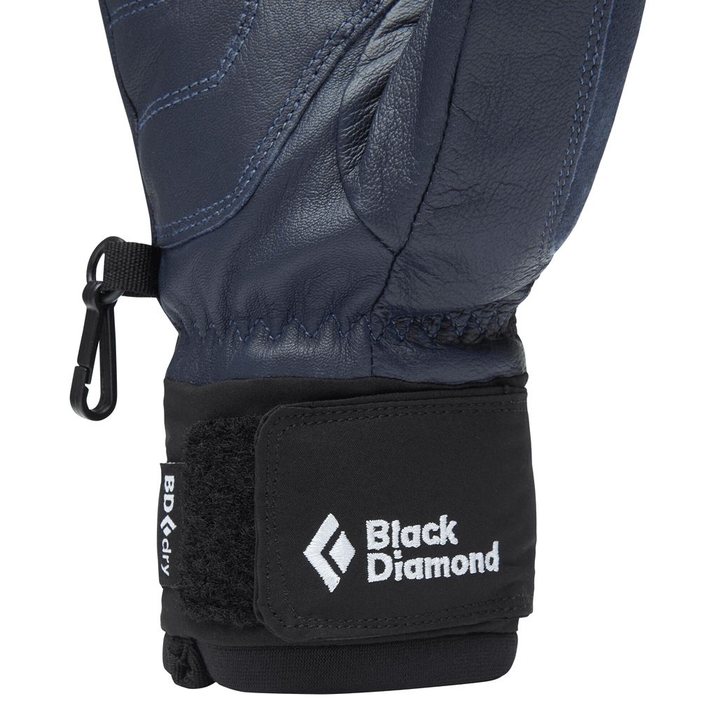 Spark women's mitts - Charcoal / Belay blue