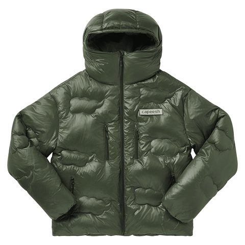 Big puffy jacket - Dark olive