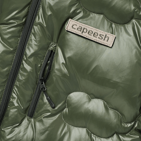 Big puffy jacket - Dark olive