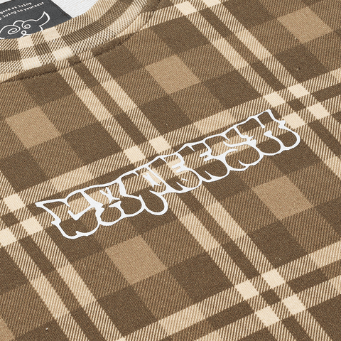 Crewneck - Brown plaid