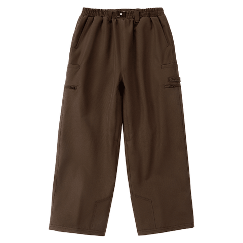 Deconstructed pantaloni pants - Brown