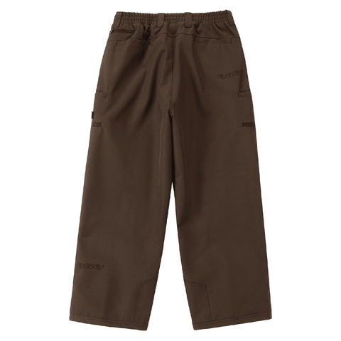 Deconstructed pantaloni pants - Brown