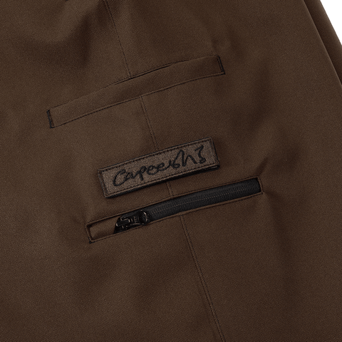 Deconstructed pantaloni pants - Brown
