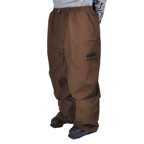 Deconstructed pantaloni pants - Brown