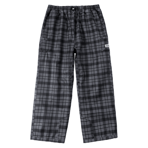 Deconstructed pantaloni pants - Grey plaid