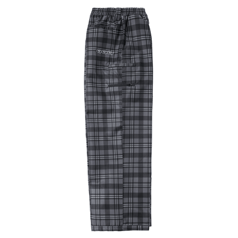 Deconstructed pantaloni pants - Grey plaid