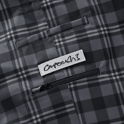 Deconstructed pantaloni pants - Grey plaid