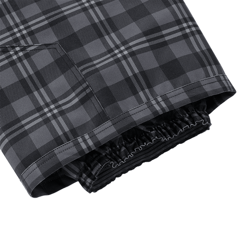 Deconstructed pantaloni pants - Grey plaid