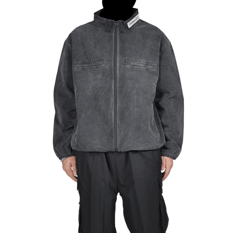 Deconstructed revamp jacket - Washed black