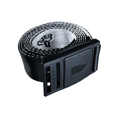 + D-Structure belt - Black / White