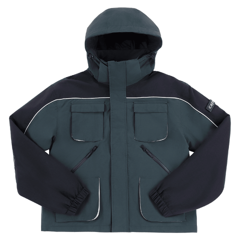 Goblin jacket - Black / Moss
