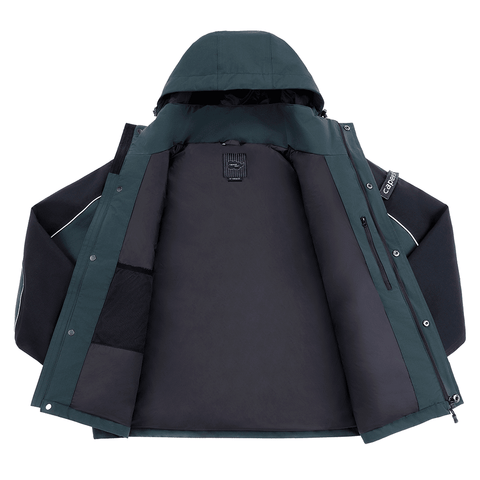 Goblin jacket - Black / Moss