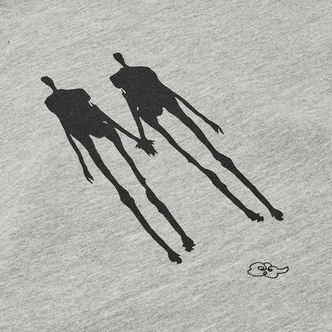 Zip hoodie - Heather grey