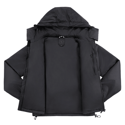 Layer puffy jacket - Shadow olive