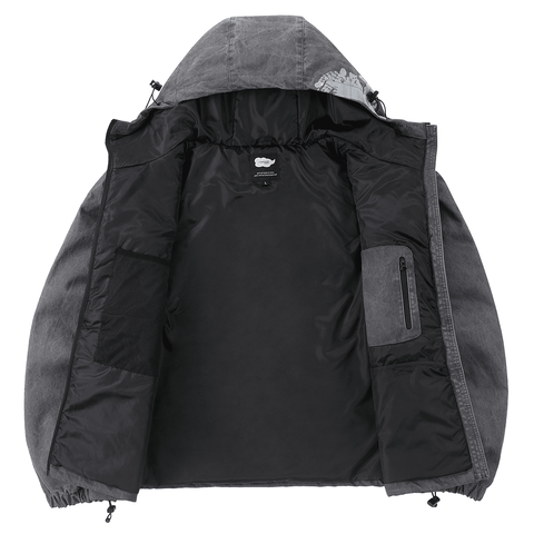 Revamp jacket - Washed dark grey