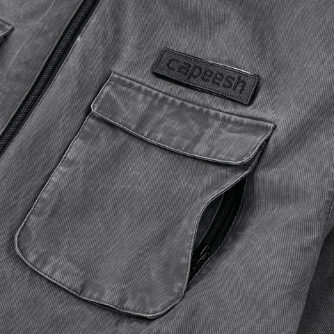 Revamp jacket - Washed dark grey