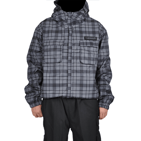 Revamp jacket - Grey plaid