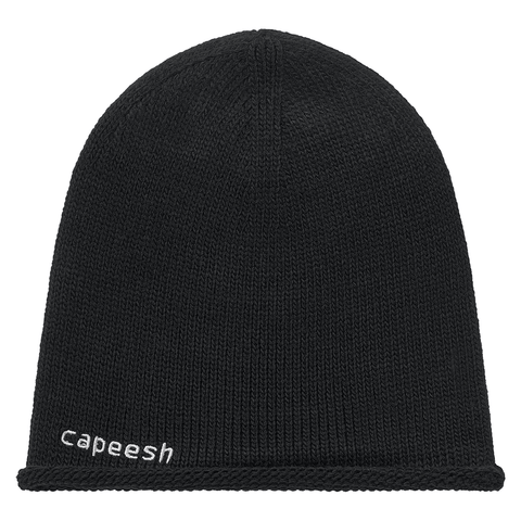 Rolled beanie - Black