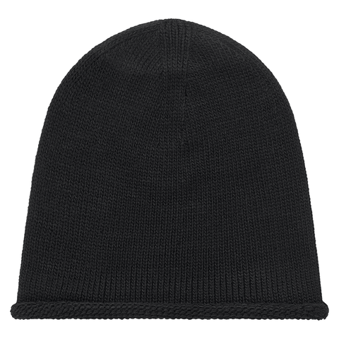 Rolled beanie - Black