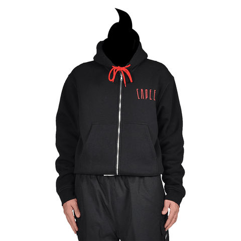 Zip hoodie - Black