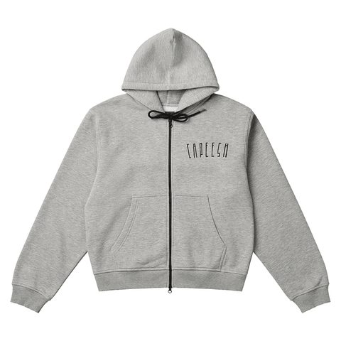 Zip hoodie - Heather grey