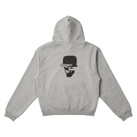 Zip hoodie - Heather grey
