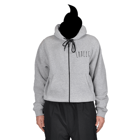 Zip hoodie - Heather grey