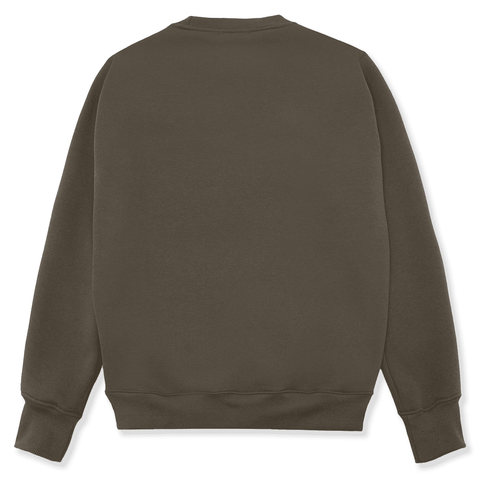 Varsity crewneck - Military olive