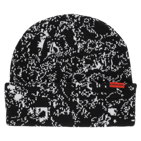 Cell camo beanie - Black