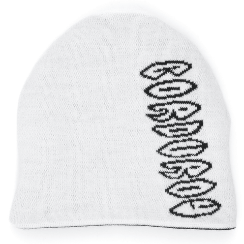Cobweb reversible skully beanie - Black