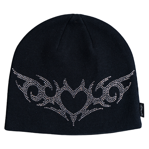 Shine on skully beanie - Black