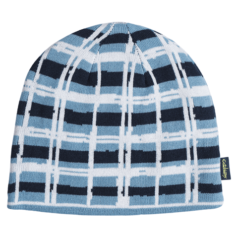 Tartan beanie - Sky