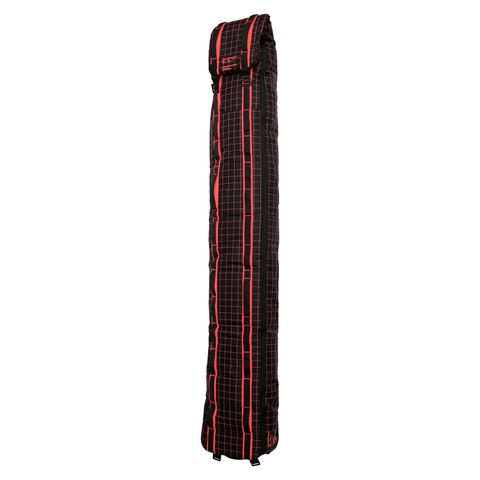 Snow roller 70L ski bag - Coral flash