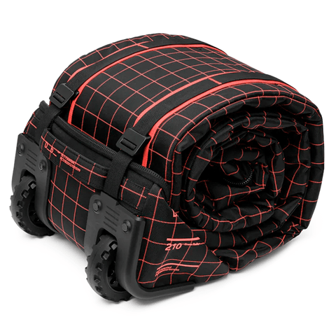 Snow roller 70L ski bag - Coral flash