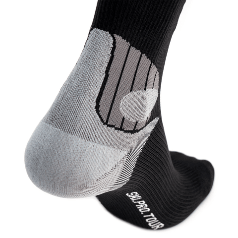 Pro fit compression Nano tour ski socks - Black