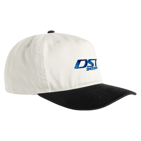 Alpine 5 panel snapback hat - Natural / Black