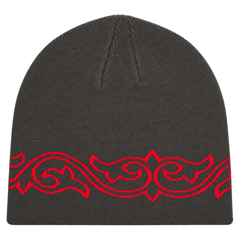 FW26 skully beanie - Charcoal