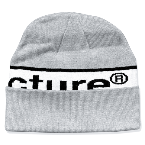 Logotype beanie - Light grey