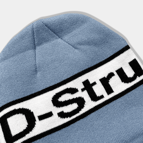 Logotype beanie - Steel blue