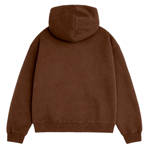 Quickie hoodie - Cacao brown