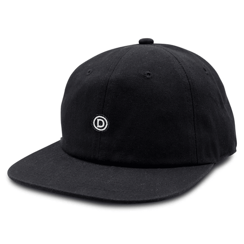 Ring 6 panel hat - Black